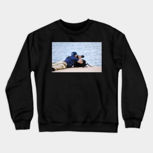 When Laying Down On The Job Is Okay Crewneck Sweatshirt